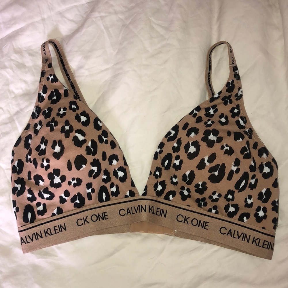 Exclusive Calvin Klein Cheetah Print Bra